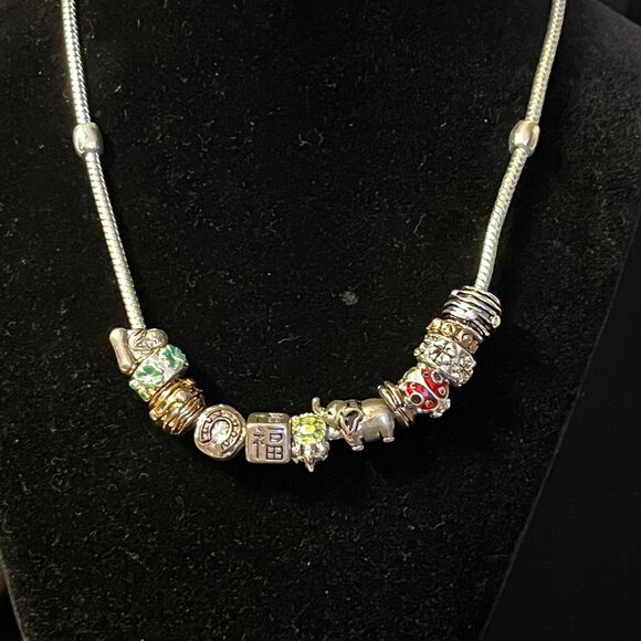 Jewelry - Good Luck Charm Necklace – Non‑Removable Charms